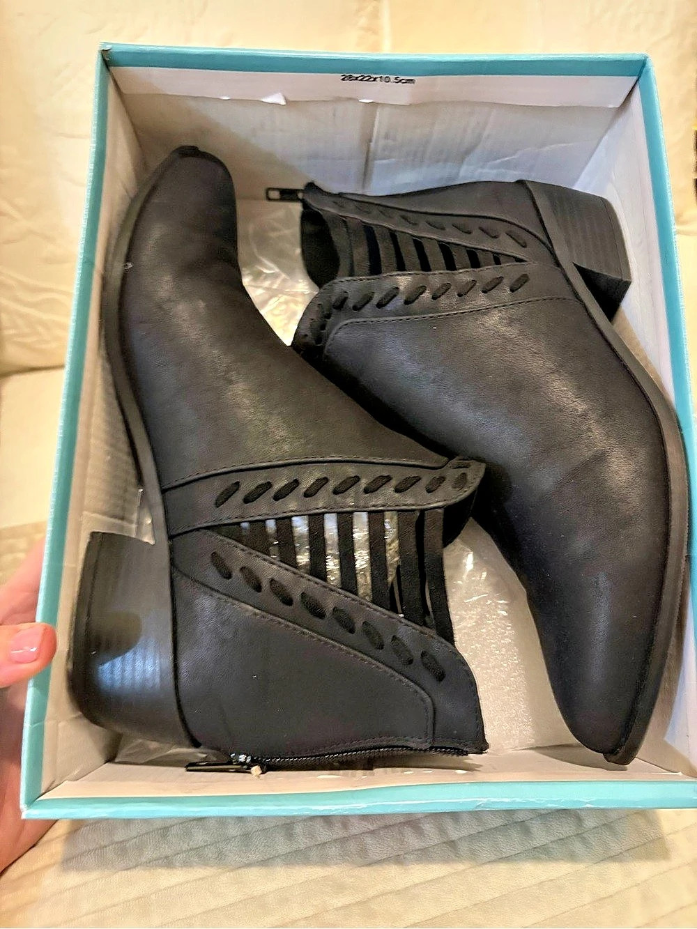 Soda Focuss Black Ankle Boots US 7